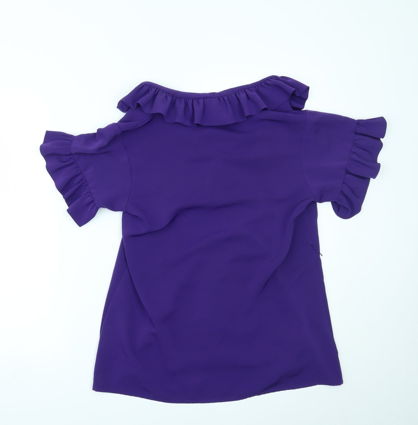 Simply Vera Womens Purple   Basic Blouse Size S