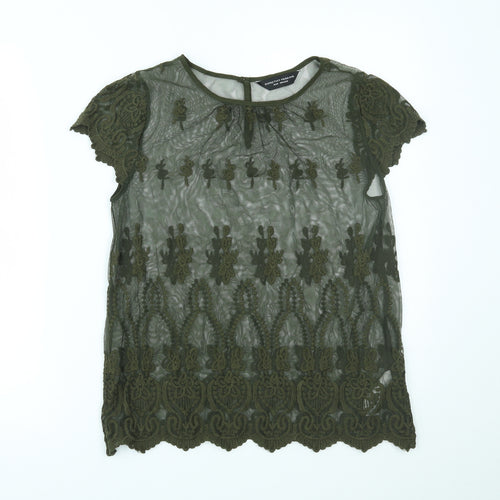 Dorothy Perkins Womens Green   Basic Blouse Size 12