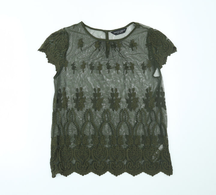 Dorothy Perkins Womens Green   Basic Blouse Size 12