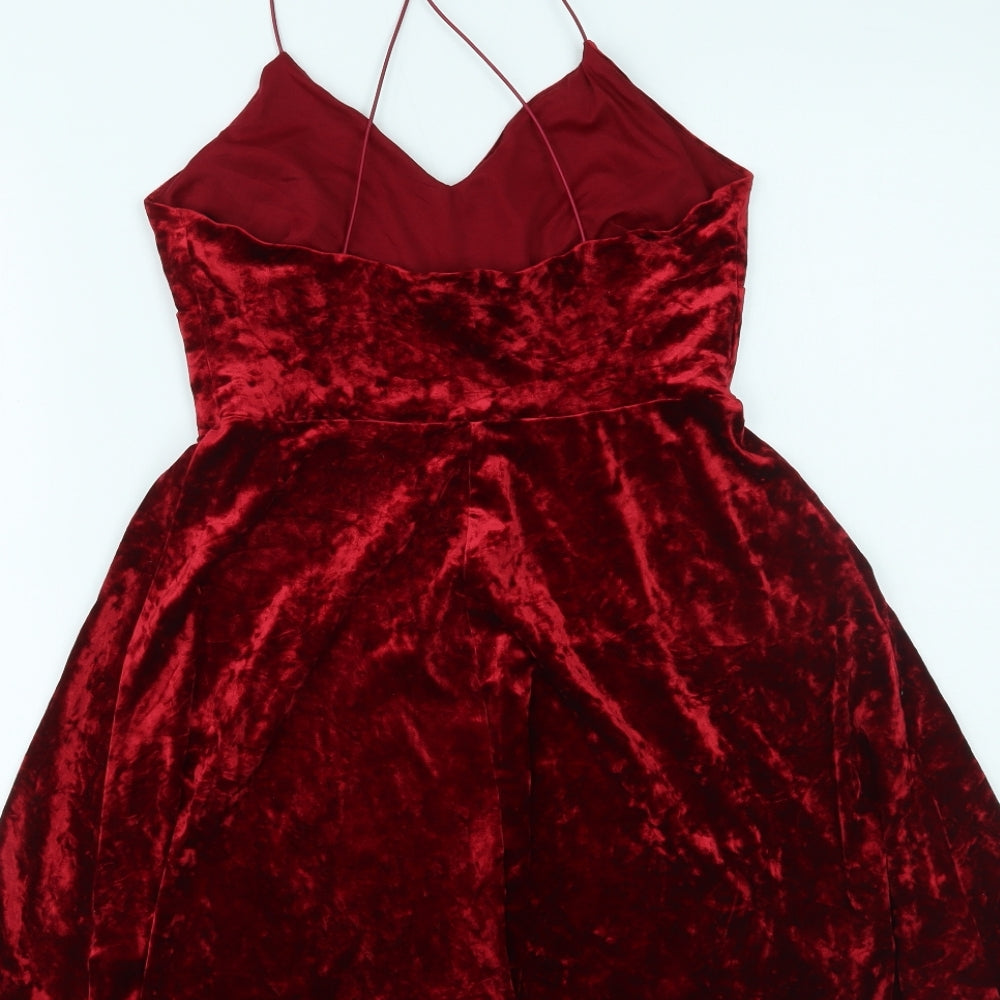 New Look Womens Red   Fit & Flare  Size 12