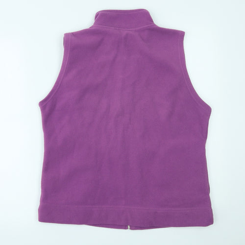 EWM Womens Purple   Gilet Coat Size M