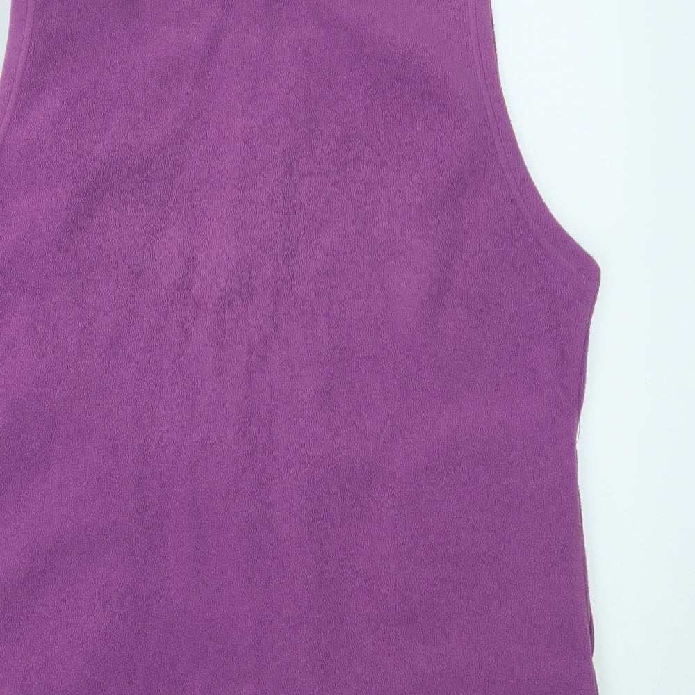 EWM Womens Purple   Gilet Coat Size M
