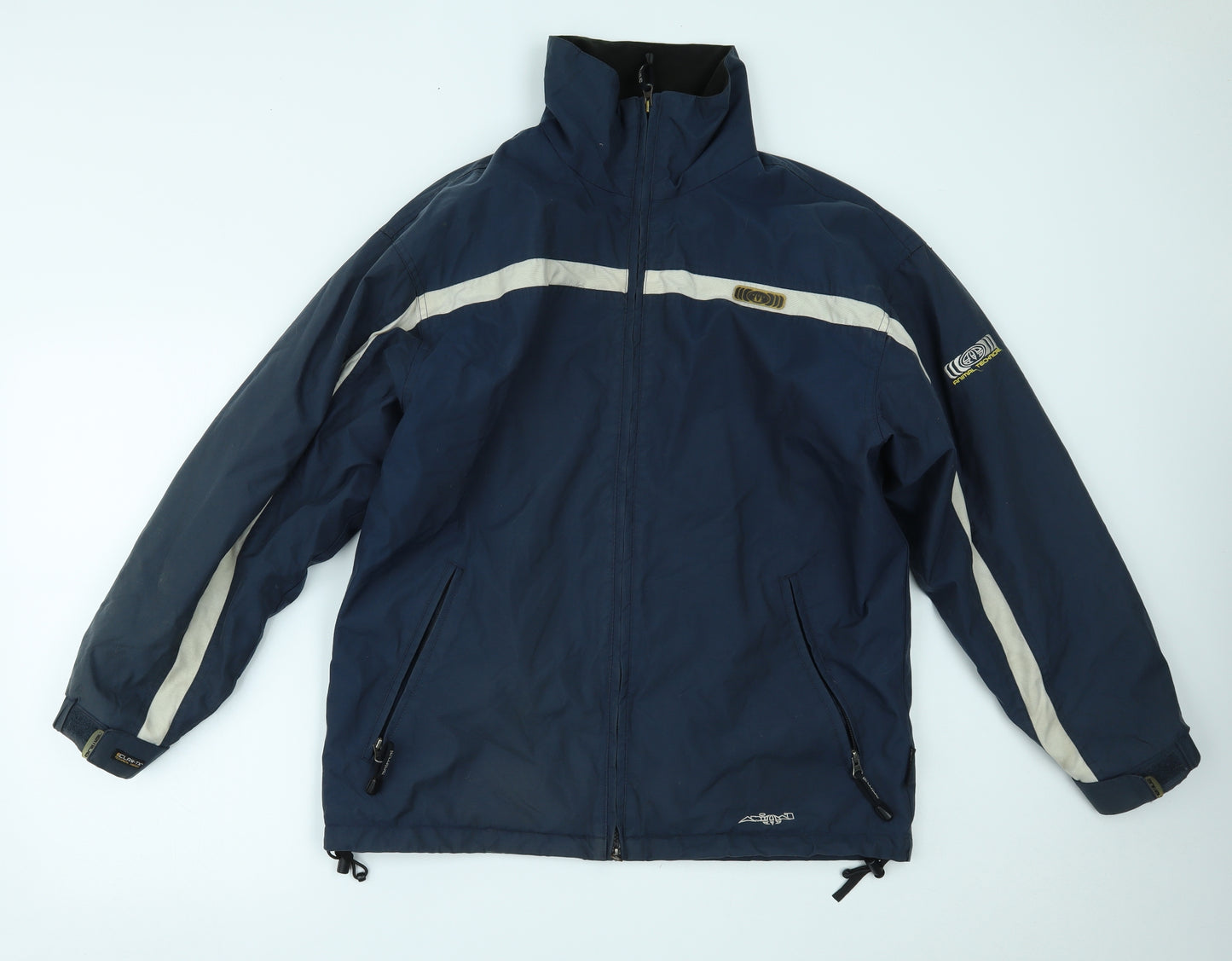 Animal Mens Blue   Windbreaker Coat Size M