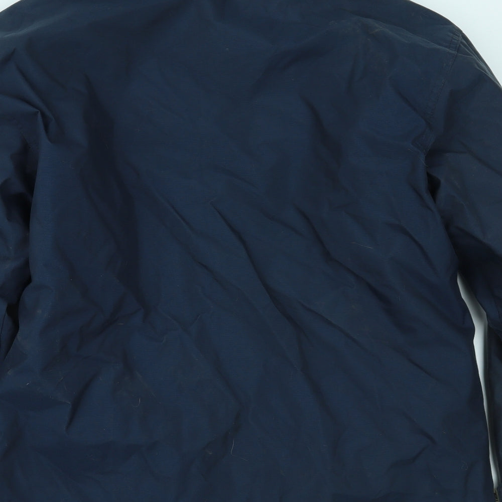 Animal Mens Blue   Windbreaker Coat Size M