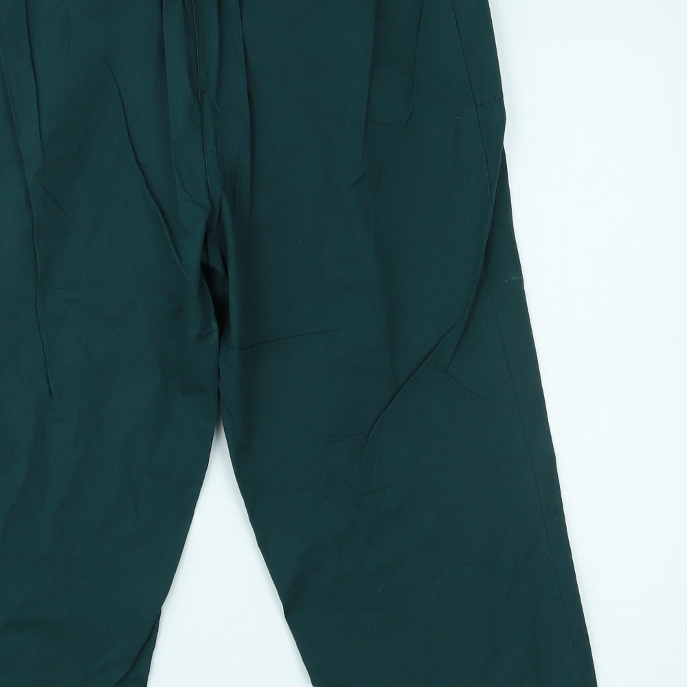 Anthology Womens Green   Cropped Trousers Size 14
