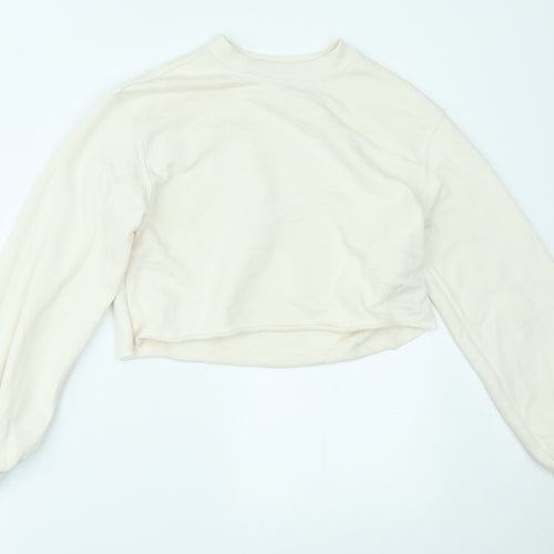 H&M Womens Ivory   Pullover Jumper Size S