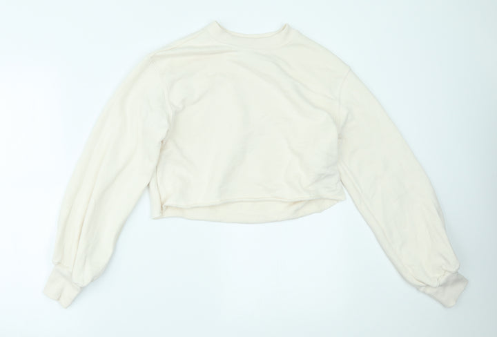 H&M Womens Ivory   Pullover Jumper Size S