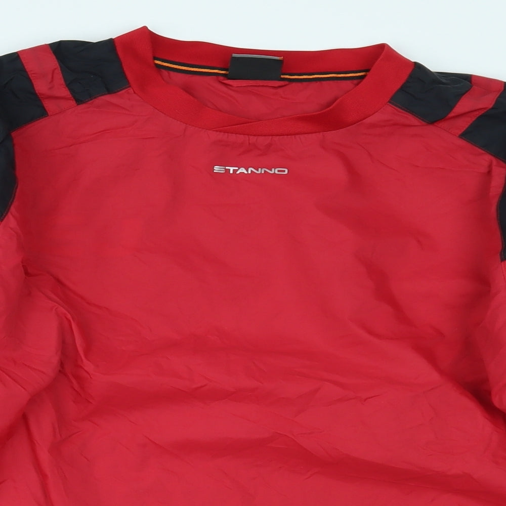 Stanno Boys Red   Jersey T-Shirt Size 14 Years