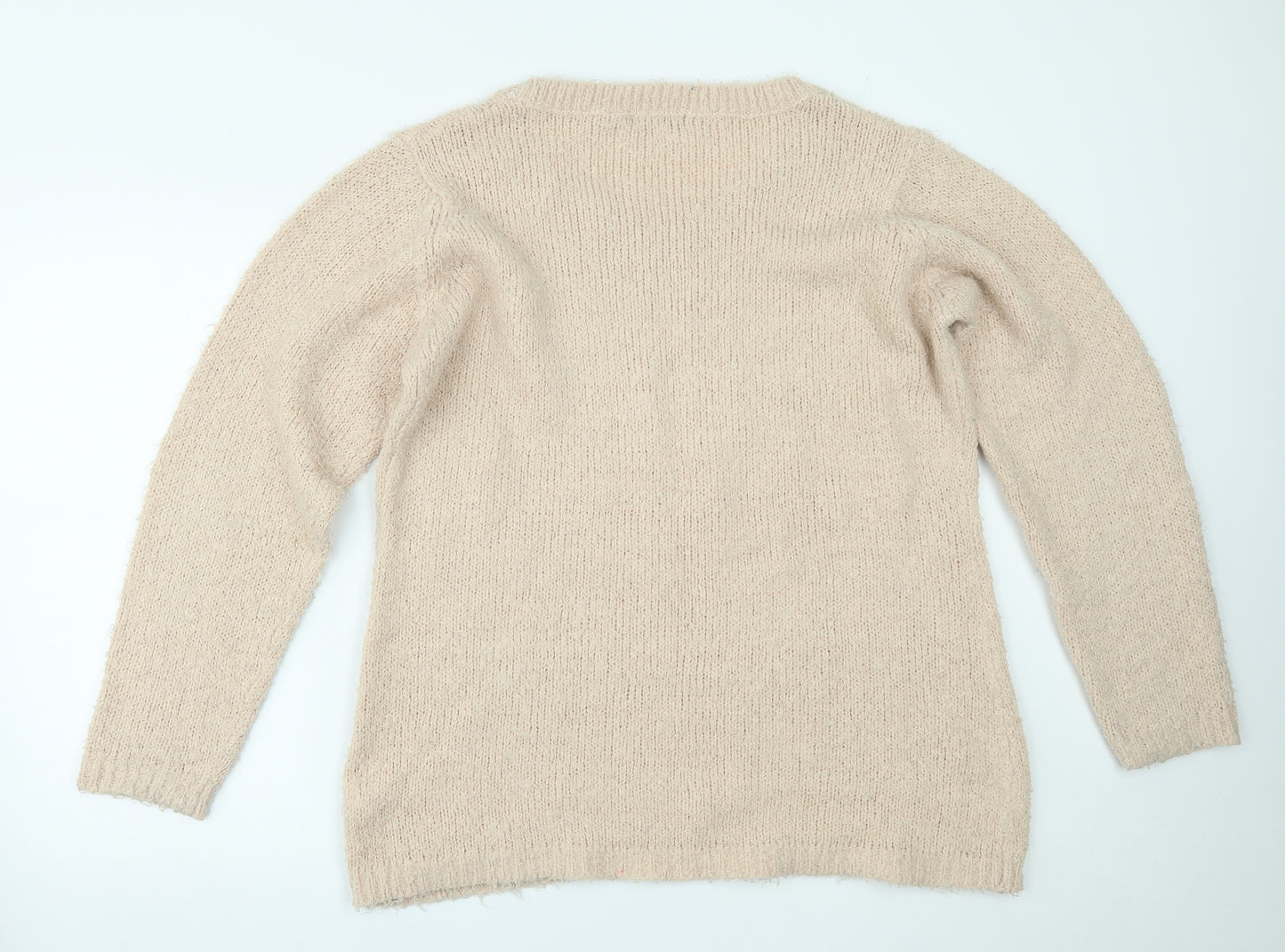 Brave Soul Womens Beige   Pullover Jumper Size 20