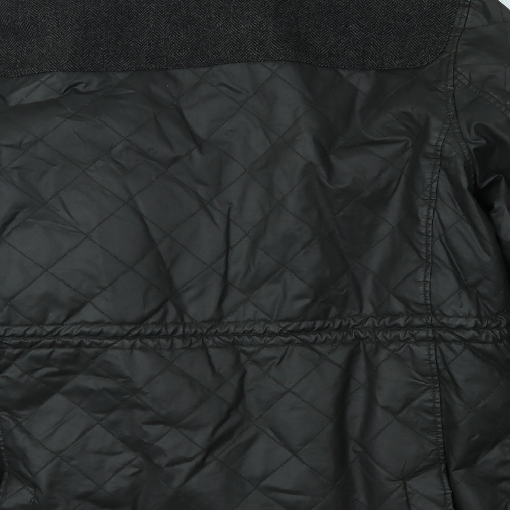 Marks and Spencer Mens Black   Overcoat Coat Size XL