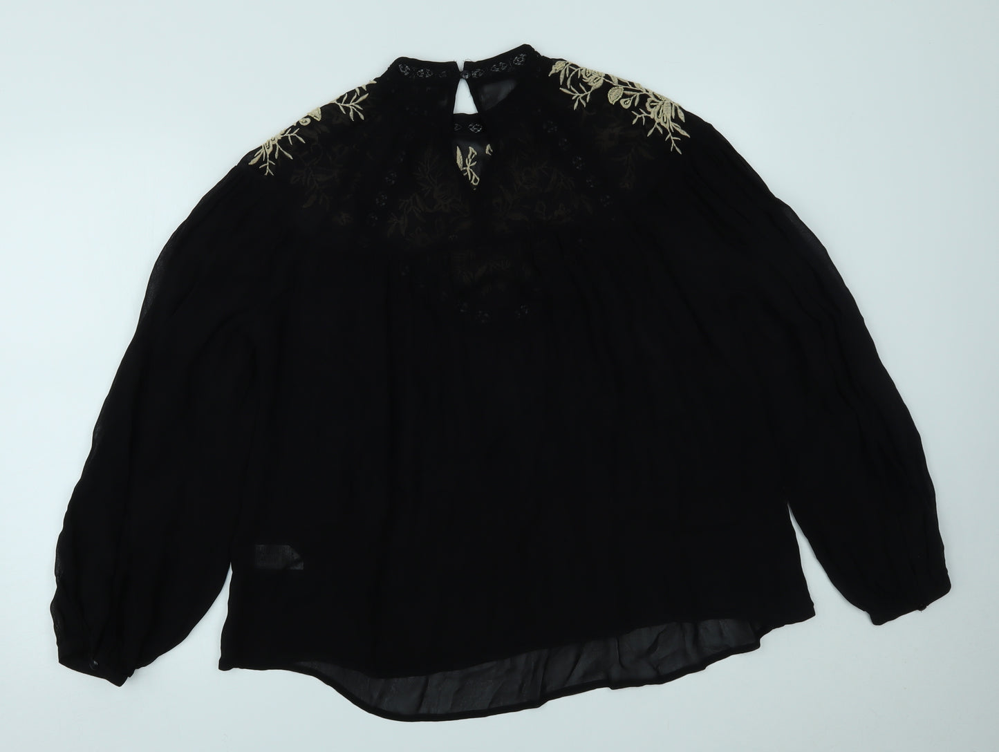 River Island Womens Black   Basic Blouse Size 12