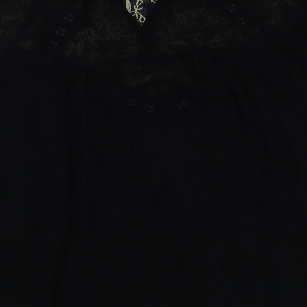 River Island Womens Black   Basic Blouse Size 12