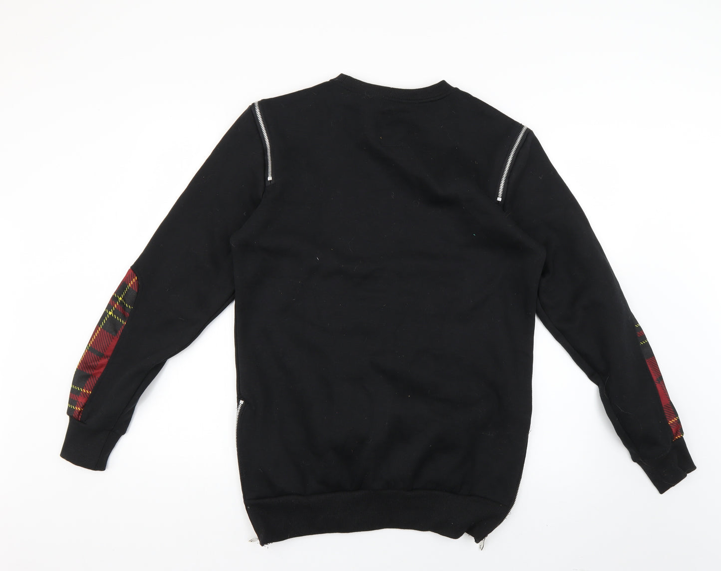 terance kole Mens Beige Check  Pullover Jumper Size L