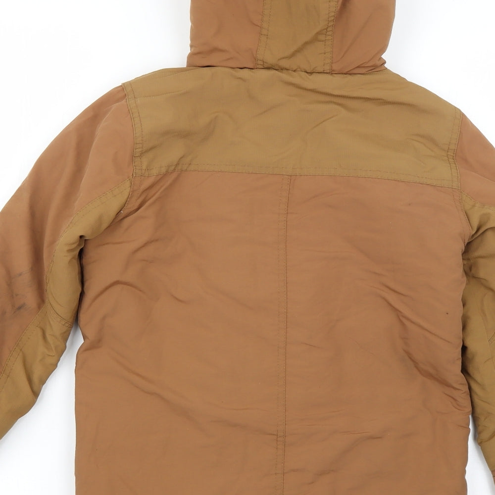TU Boys Brown   Basic Coat Coat Size 7-8 Years