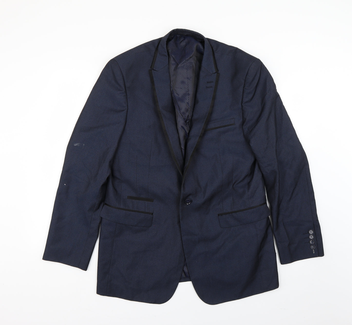 Preworn Mens Blue   Jacket Suit Jacket Size L