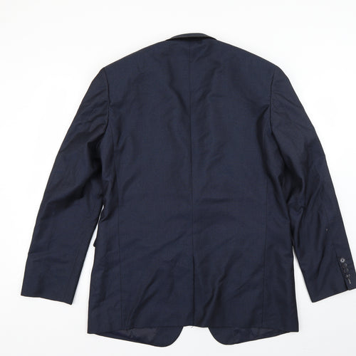 Preworn Mens Blue   Jacket Suit Jacket Size L