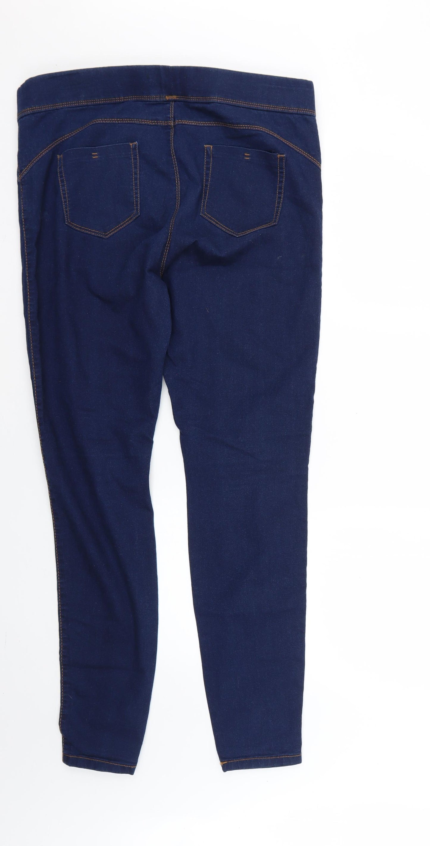 Denim & Co. Womens Blue   Jegging Jeans Size 16 L27 in
