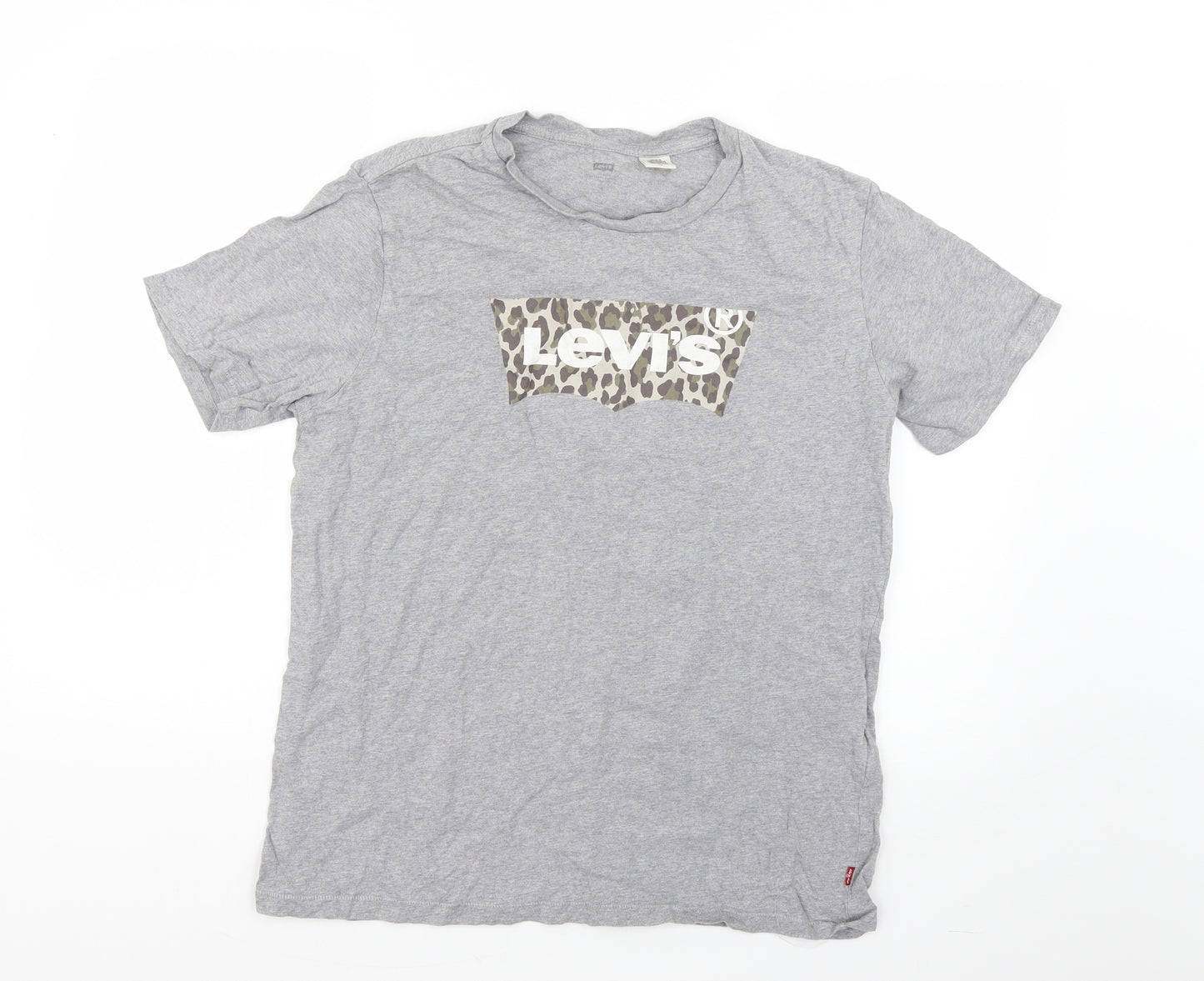 Womens Grey   Basic T-Shirt Size L
