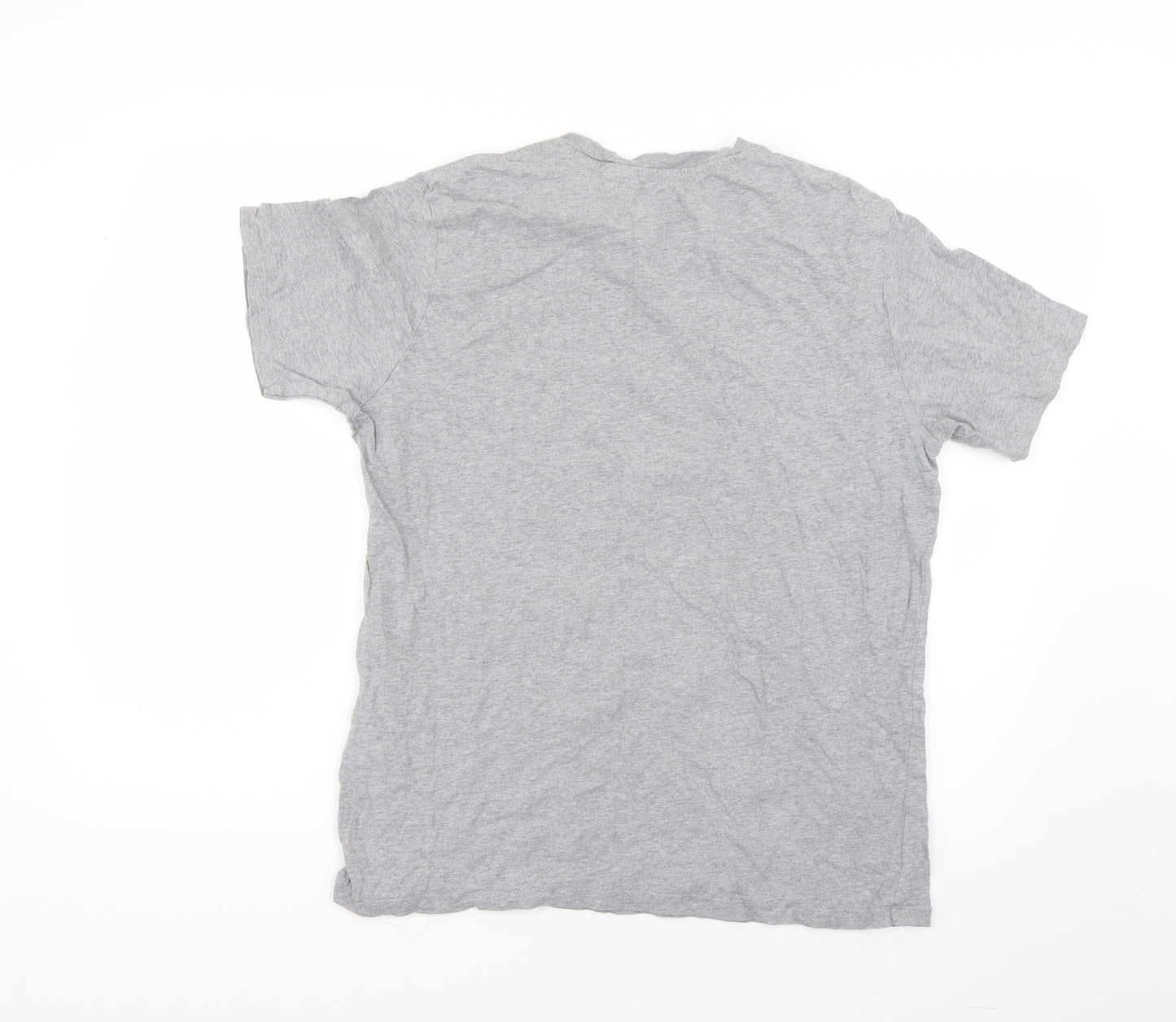 Womens Grey   Basic T-Shirt Size L