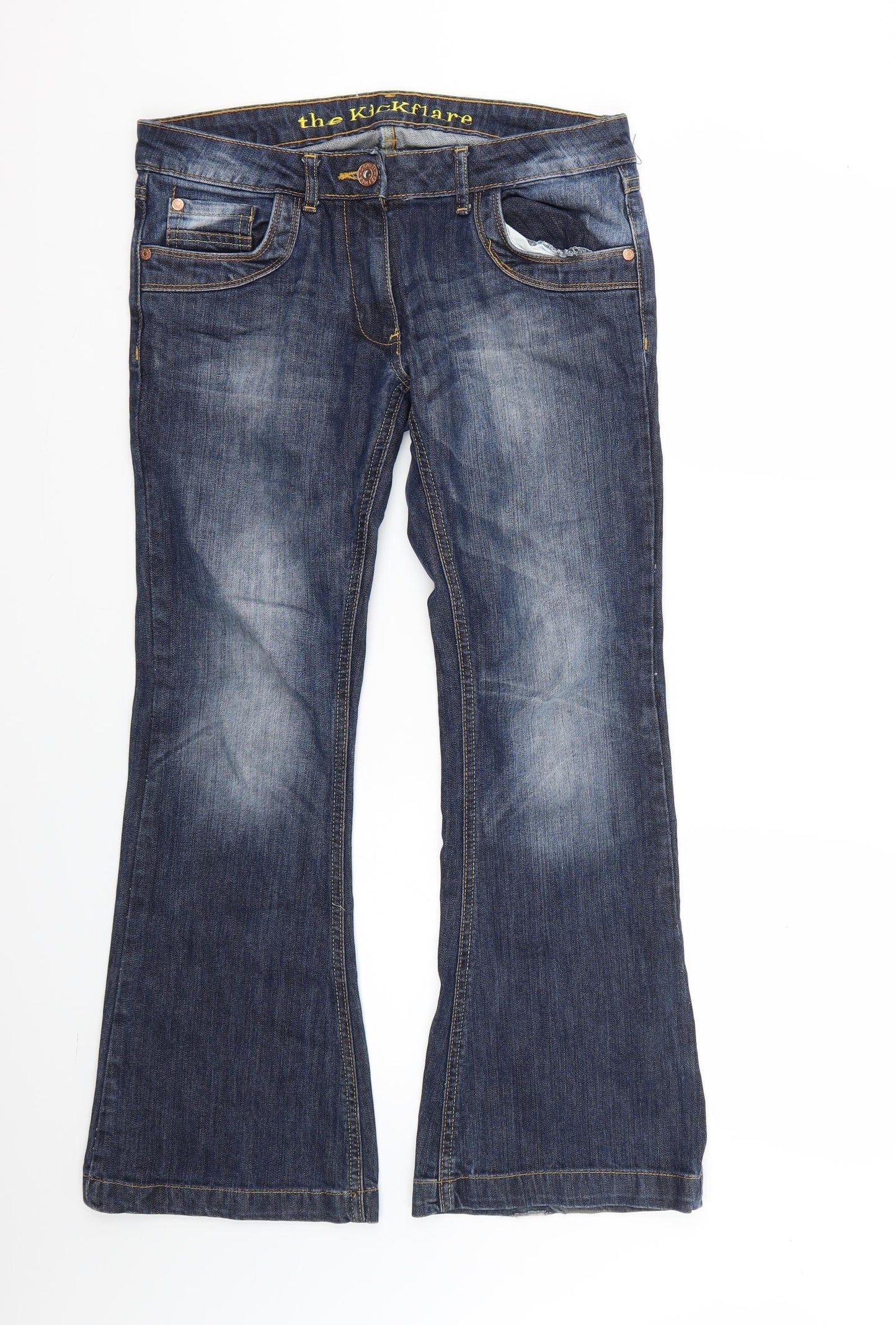 falmer Womens Blue   Flared Jeans Size 10 L27 in