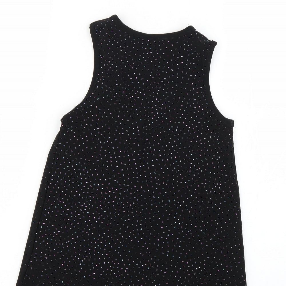 Matalan Girls Black   Basic Blouse Size 6-7 Years