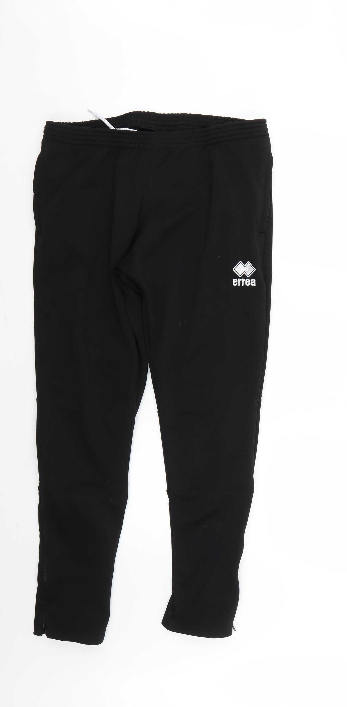 errea Mens Black   Jogger Trousers Size L L27 in