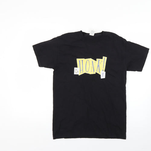 Fruit of the Loom Mens Black    T-Shirt Size S