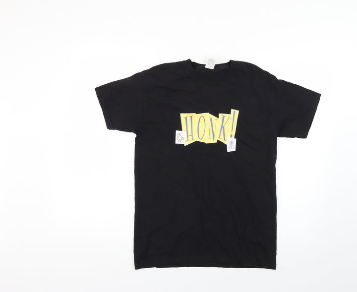 Fruit of the Loom Mens Black T-Shirt Size S