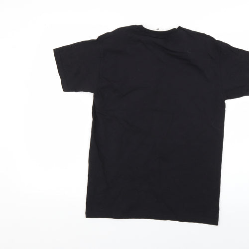 Fruit of the Loom Mens Black    T-Shirt Size S