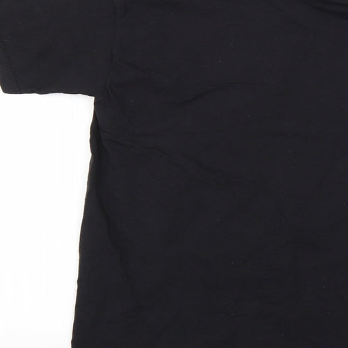 Fruit of the Loom Mens Black    T-Shirt Size S