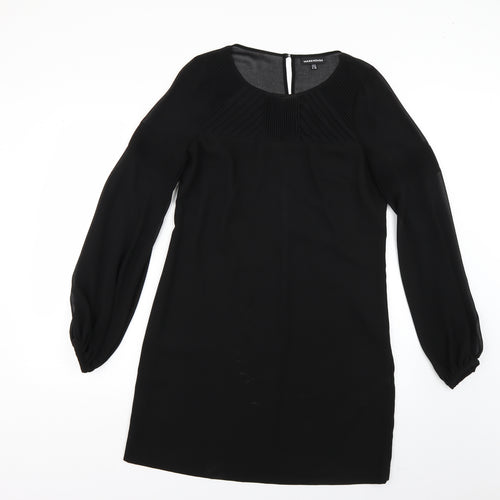 Warehouse Womens Black   Shirt Dress  Size 12