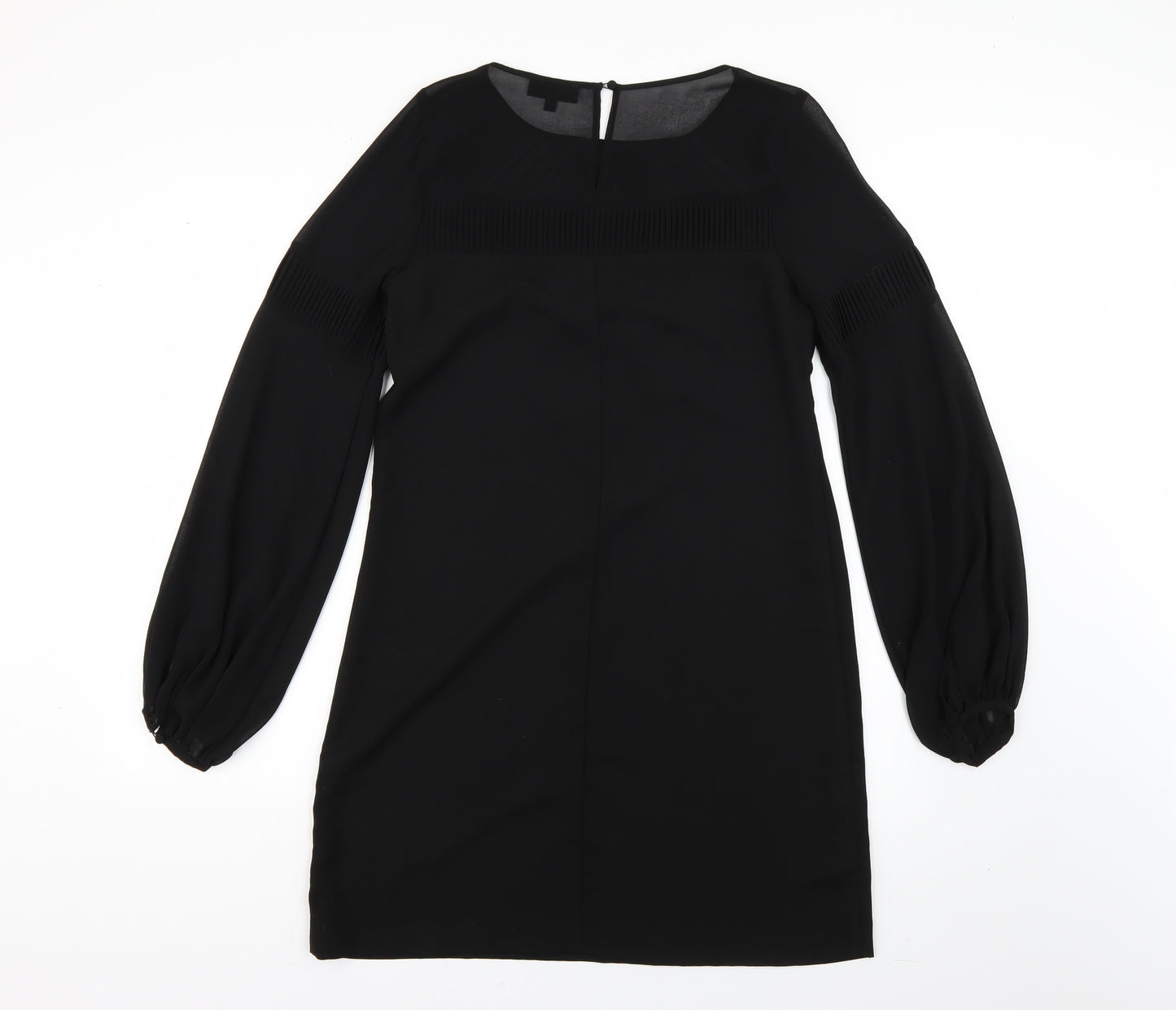 Warehouse Womens Black   Shirt Dress  Size 12