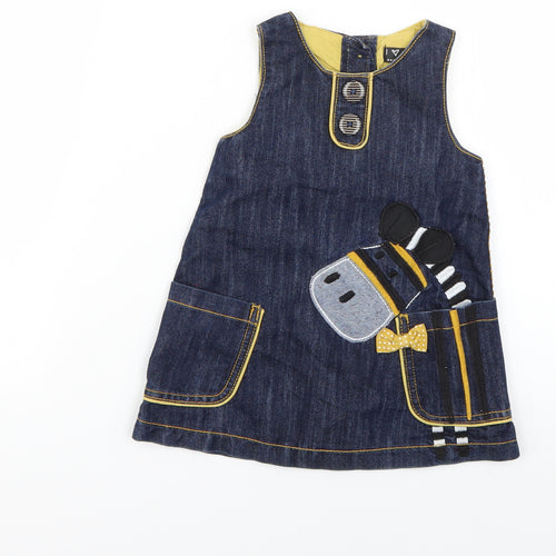 NEXT Baby Blue   Dungaree One-Piece