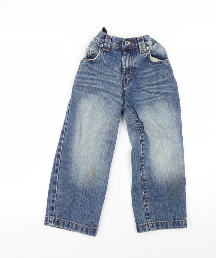 Matalan Boys Blue Straight Jeans Size 6 Years