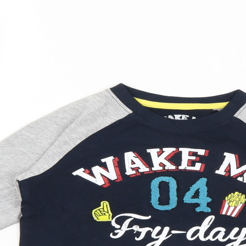 Matalan Boys Multicoloured   Basic T-Shirt Size 6 Years