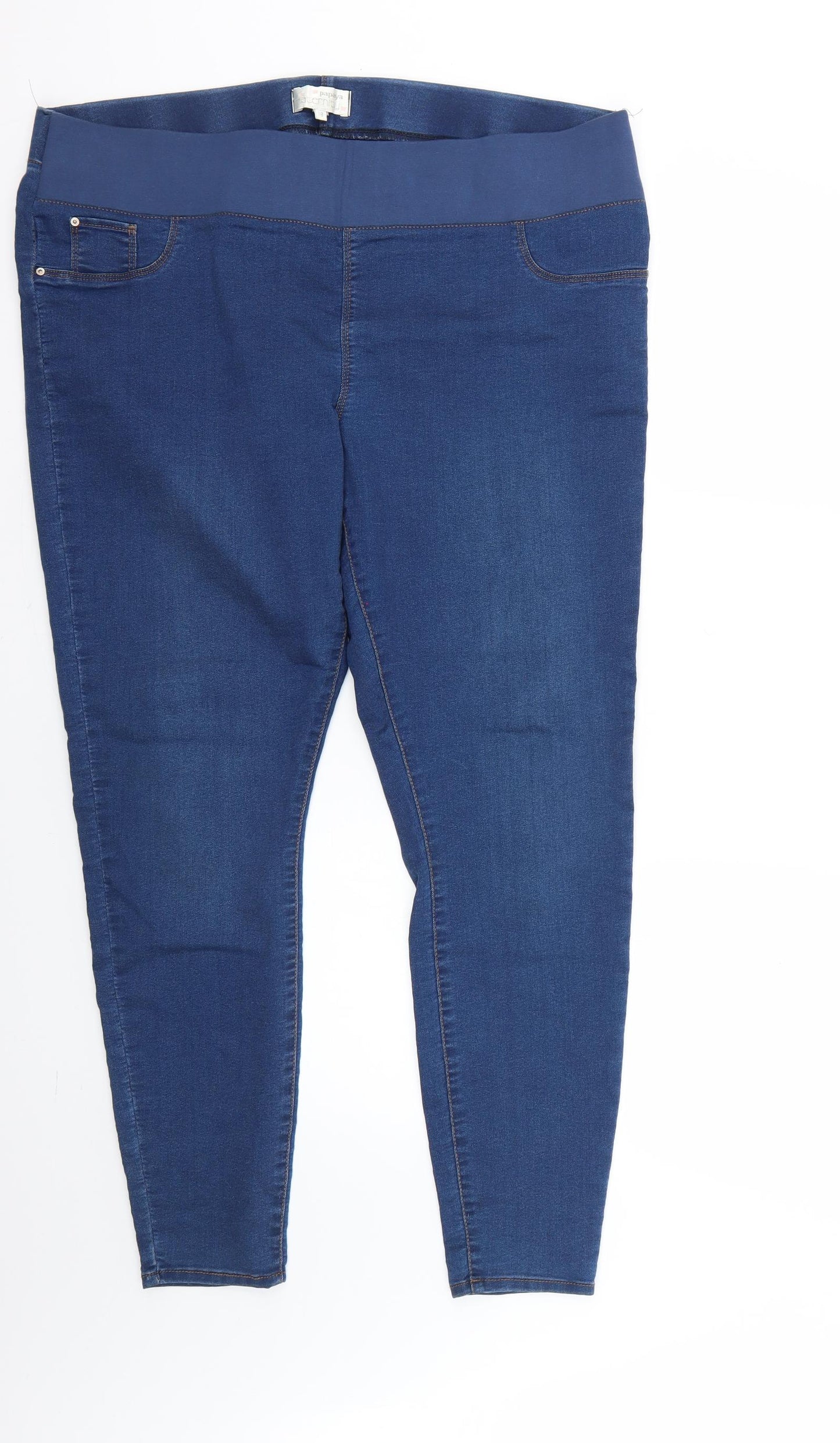 Papaya Womens Blue   Skinny Jeans Size 18 L26 in - maternity