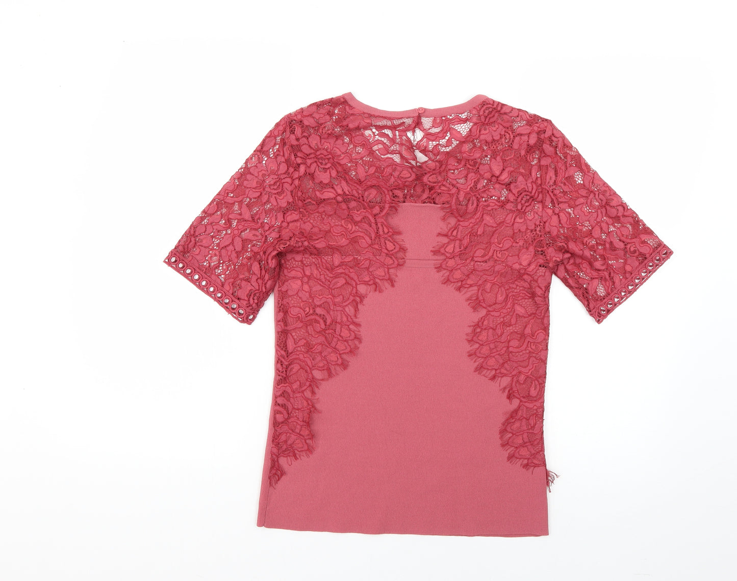 NEXT Womens Red   Basic Blouse Size 10