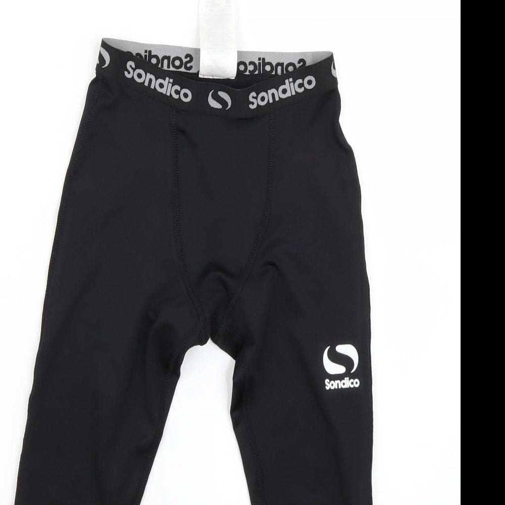 Sondico Girls Black   Jegging Trousers Size 5-6 Years