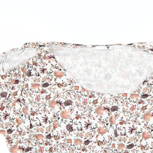 Very Womens Multicoloured Floral  Basic Blouse Size 14