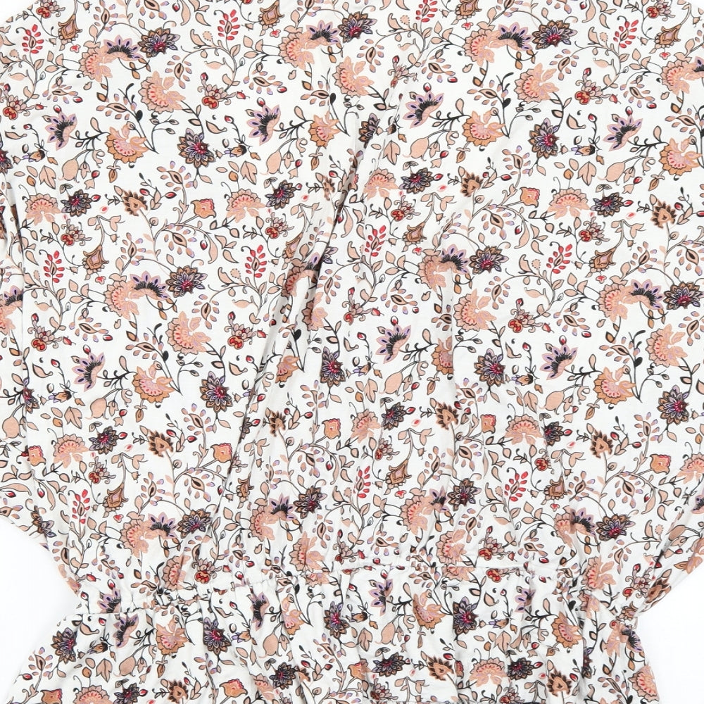 Very Womens Multicoloured Floral  Basic Blouse Size 14