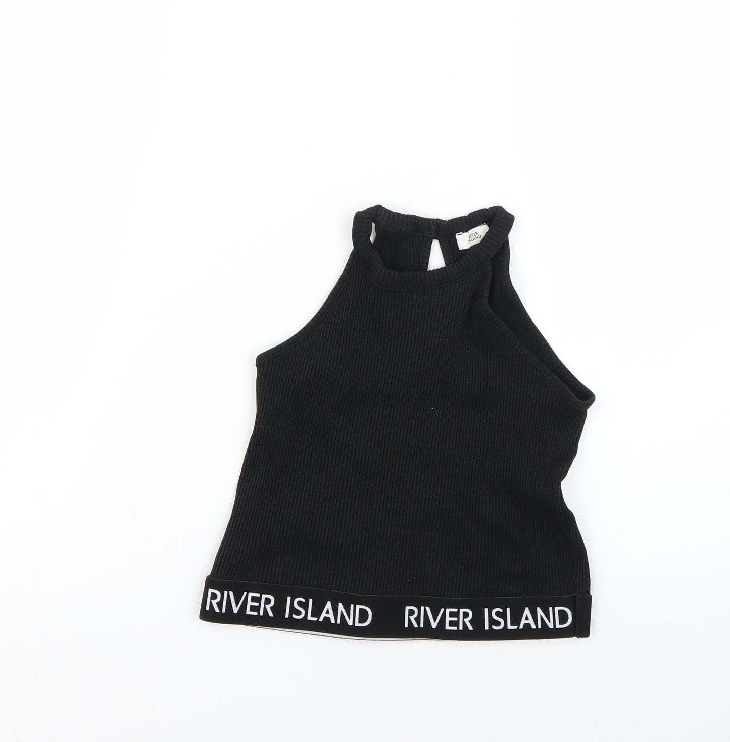 River Island Girls Black   Basic T-Shirt Size 11-12 Years