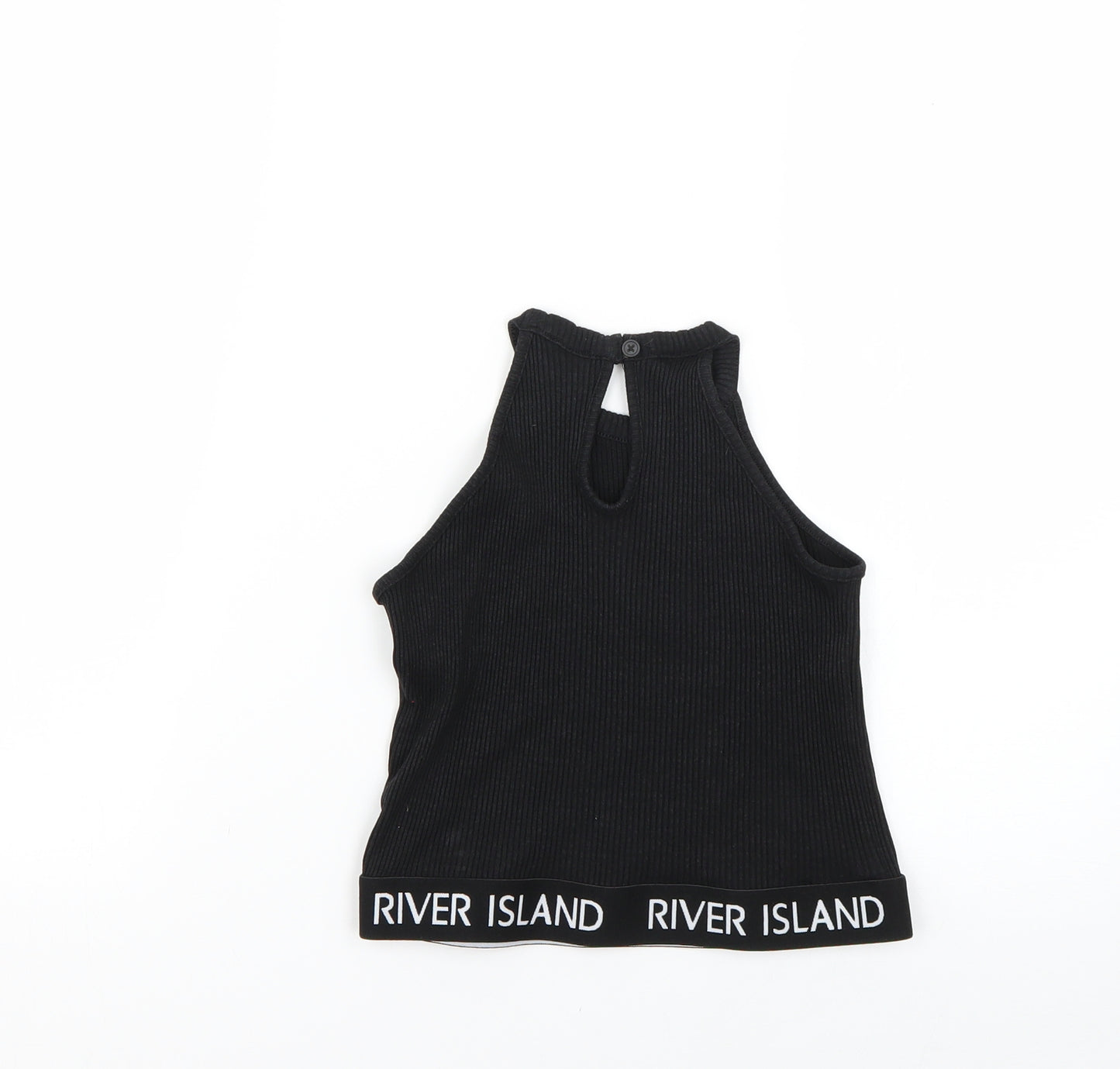 River Island Girls Black   Basic T-Shirt Size 11-12 Years