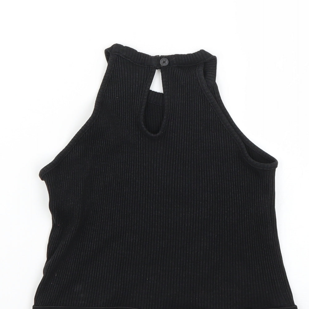 River Island Girls Black   Basic T-Shirt Size 11-12 Years