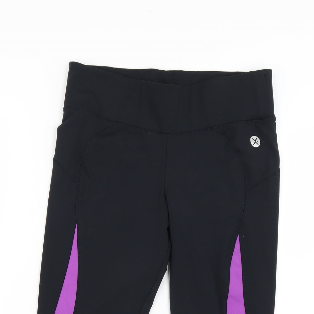 xpg Womens Black   Cropped Leggings Size 12 L16 in