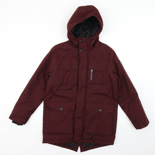 NEXT Boys Red   Basic Coat Coat Size 10 Years