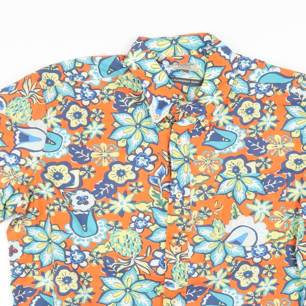 NEXT Mens Multicoloured Geometric   Button-Up Size XL