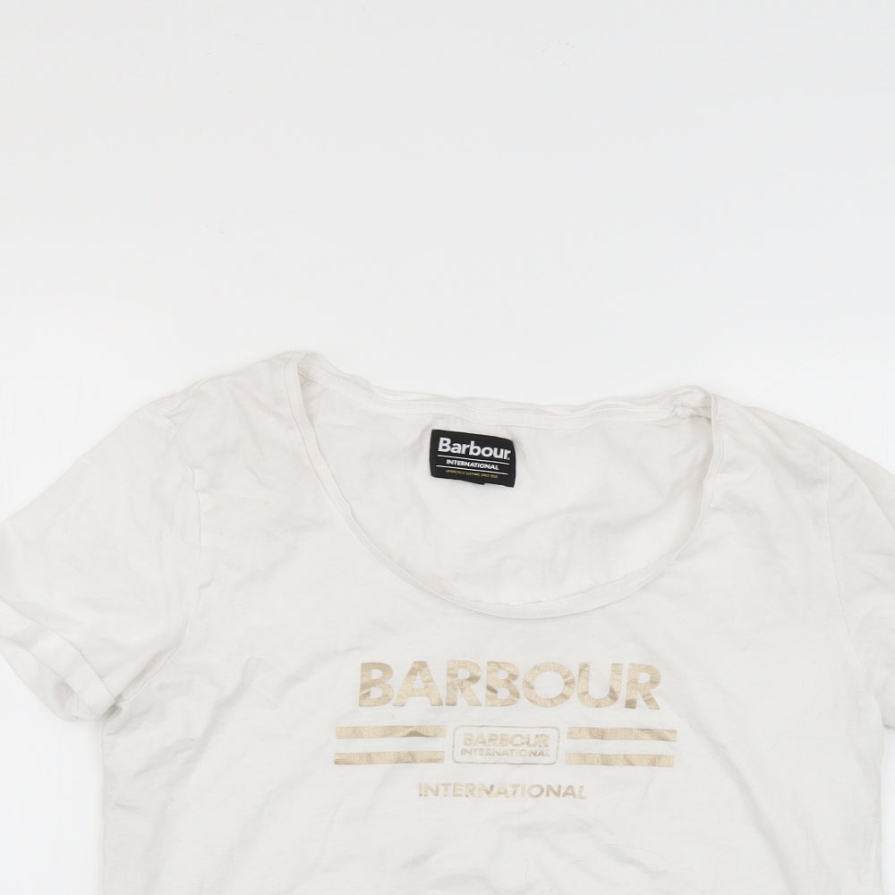 Barbour Womens White   Basic T-Shirt Size 12