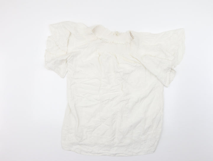 NEXT Womens White T-Shirt Dress Size 16