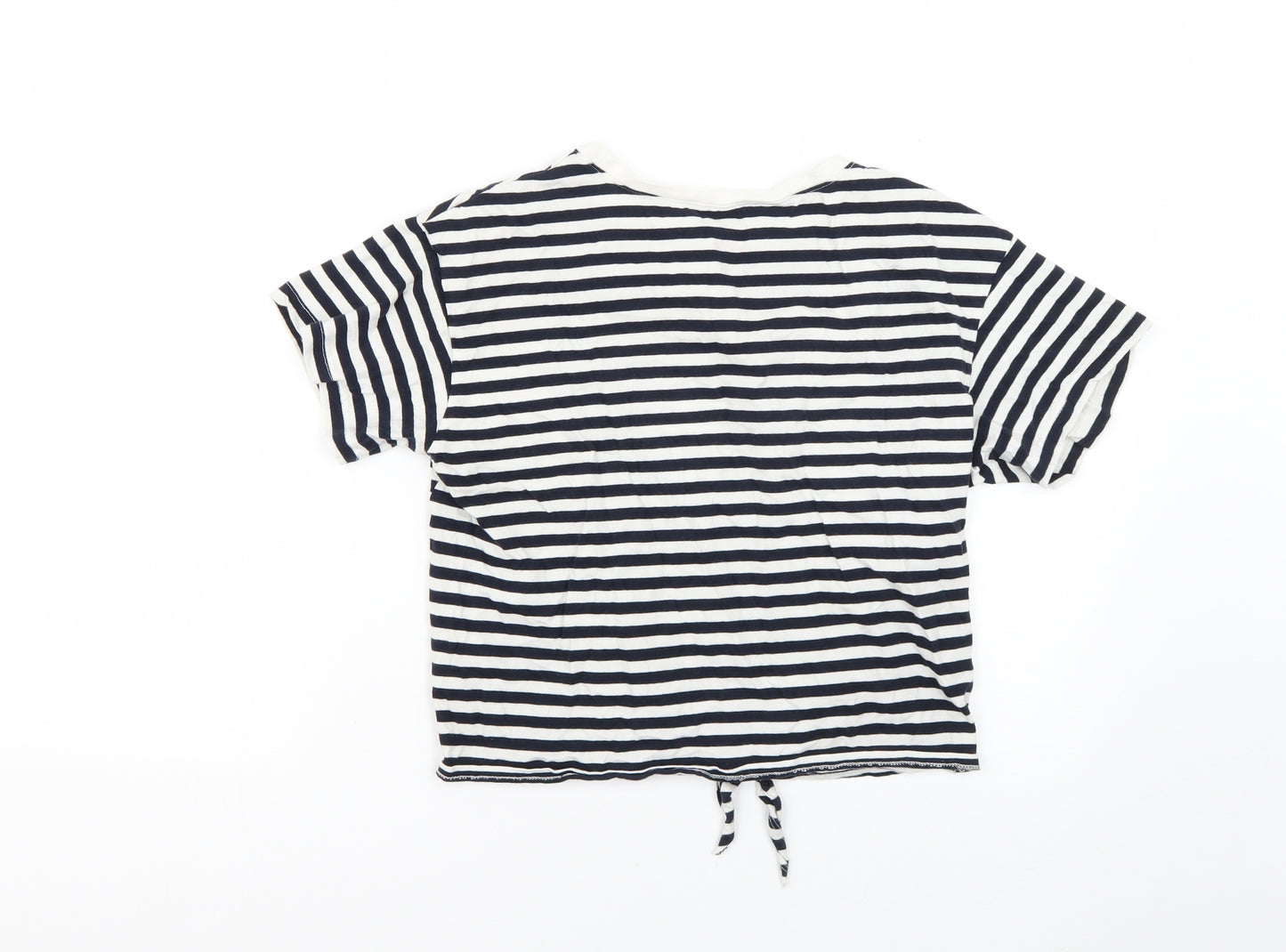 H&M Girls Multicoloured Striped  Basic T-Shirt Size 13-14 Years
