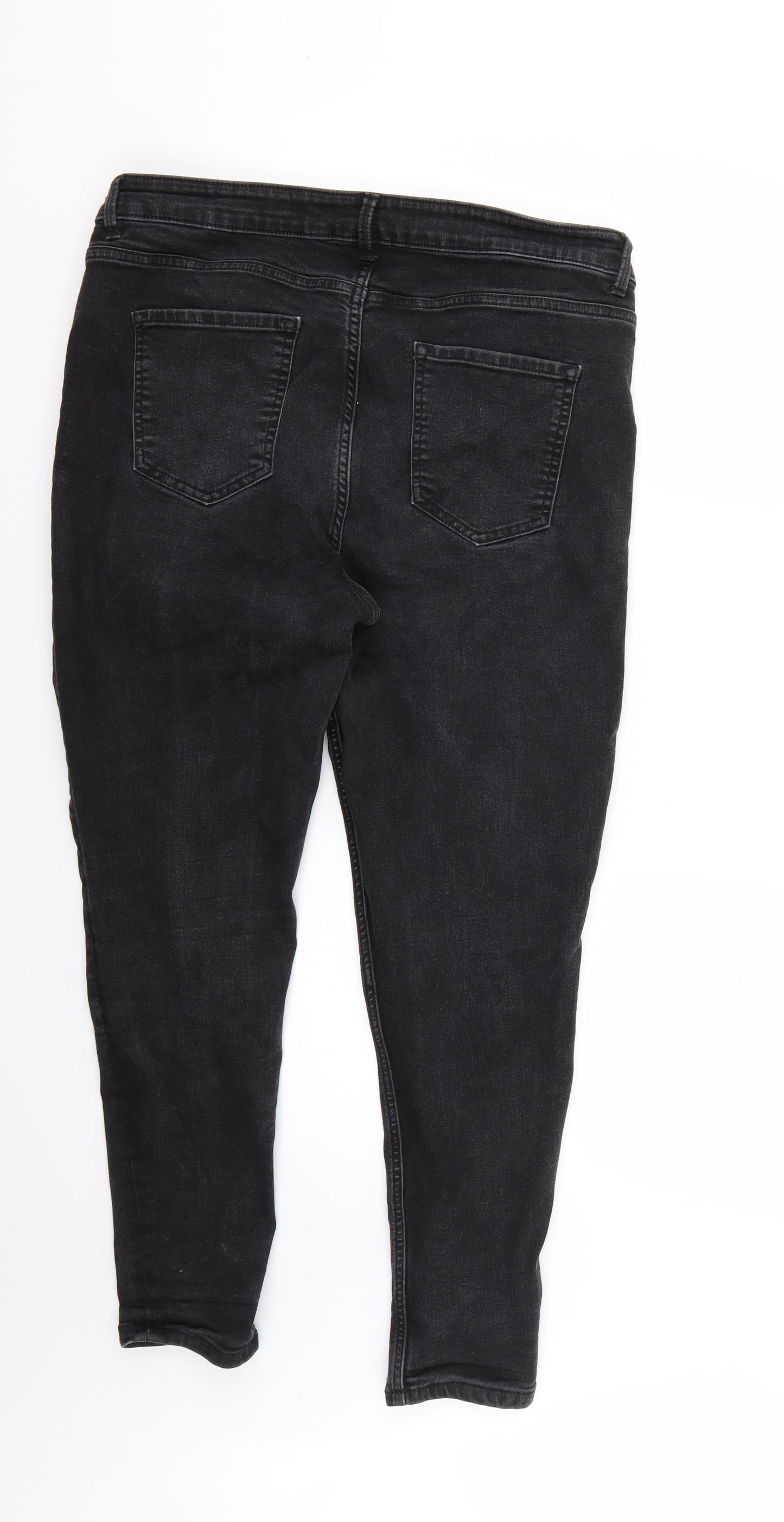 Marks and Spencer Womens Black   Skinny Jeans Size 16 L26 in